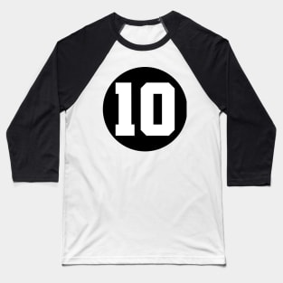 Number Ten - 10 Baseball T-Shirt